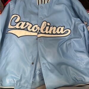 Steve and Barrys UNC Blue Varsity Jacket
